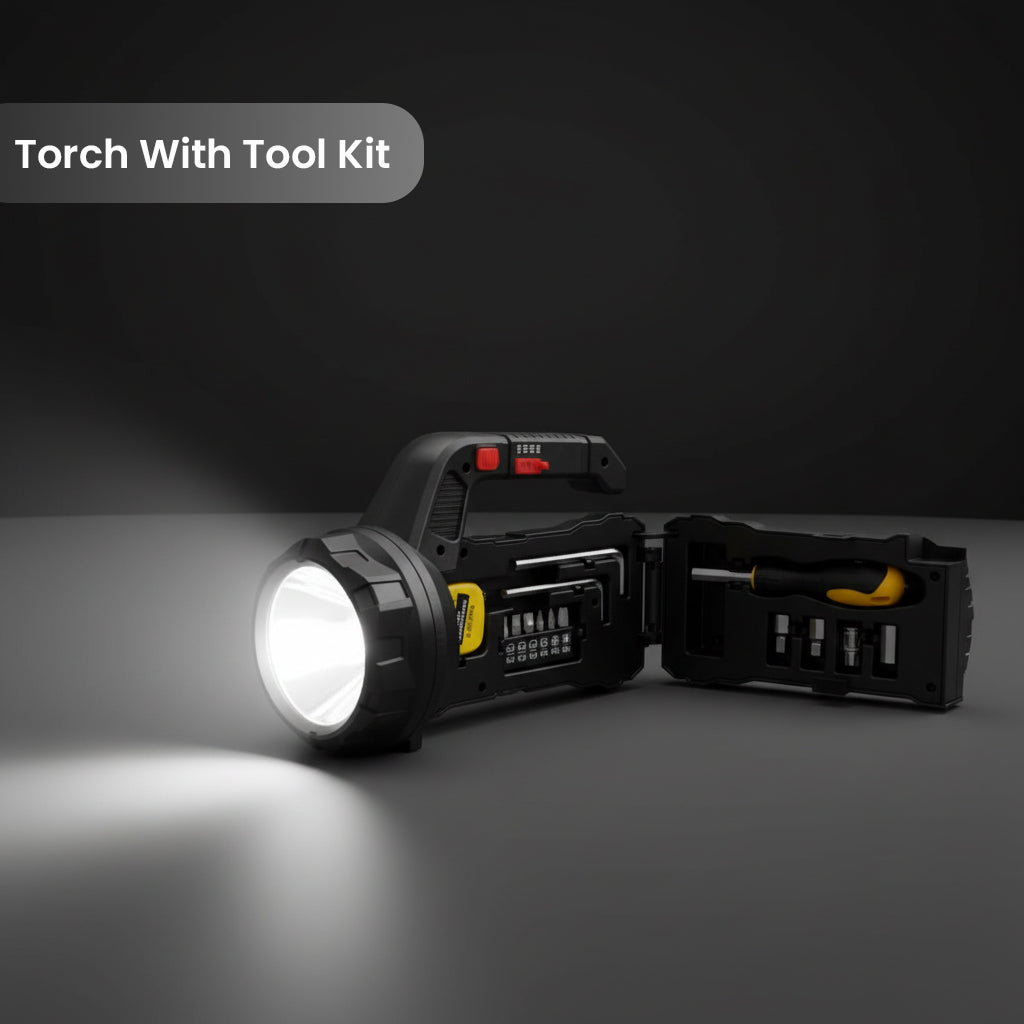 Led Torch With Built-in Tool-Kit