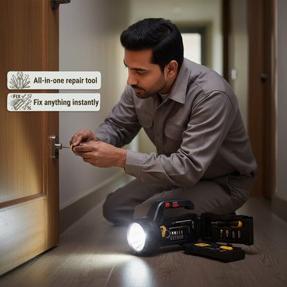 Led Torch With Built-in Tool-Kit